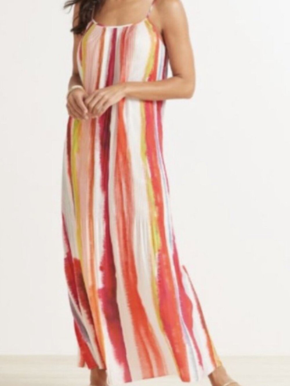 BB Dakota Bon Voyage Vibrant Multi Color Stunning Contemporary Vacation Dress